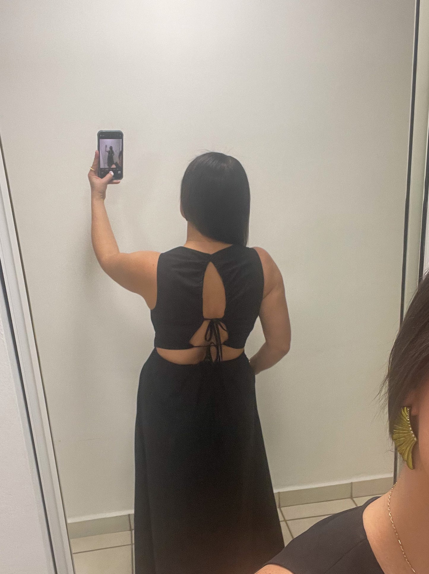 Open Back Maxi Dress