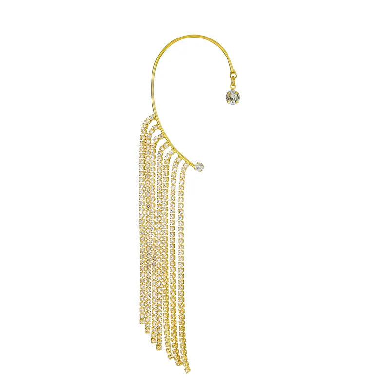 Long Tassel Ear Cuff