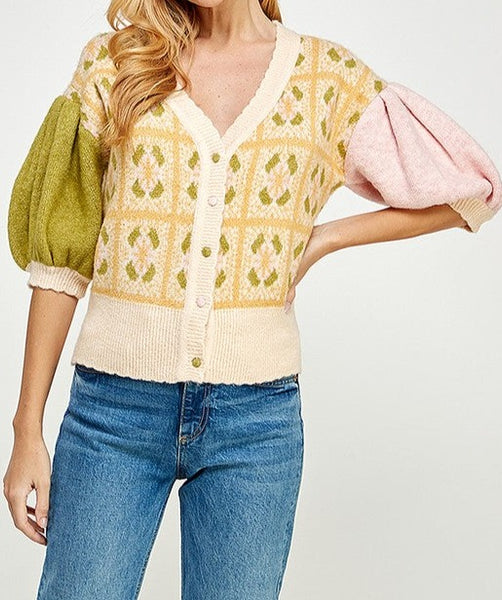 Sweet Sweater Crop Cardigan