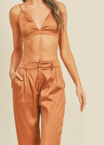 Bralette Pants Set